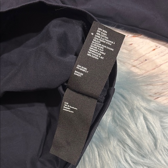 COS Navy Boxy 3/4 Sleeve Batwing Dolman Top - Picture 6 of 7